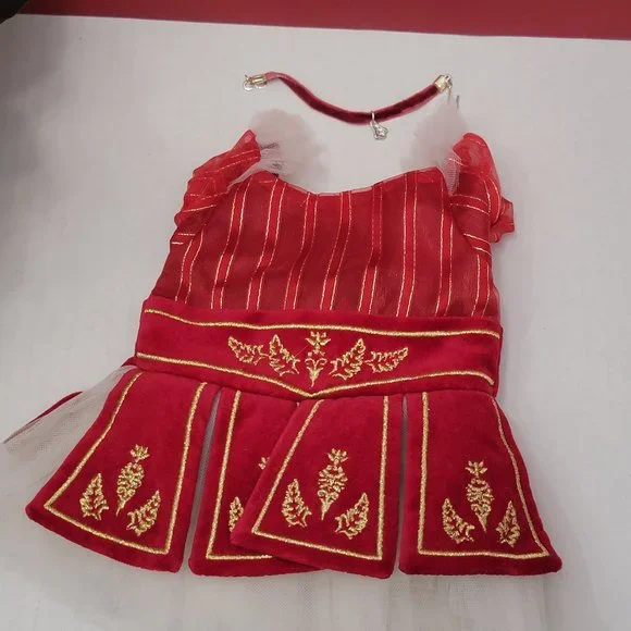 Rare American Girl Doll Nutcracker Ruby Ballet Dress Leotard White Tutu Necklace